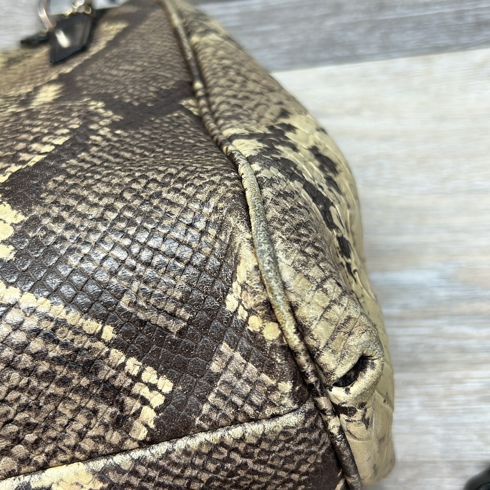 Coach Minetta Crossbody Python Embossed Leather S… - image 8
